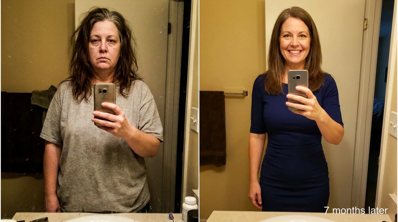 Diane before and after