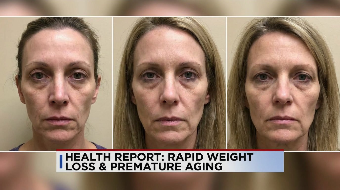 Health report: rapid weight loss and facial changes
